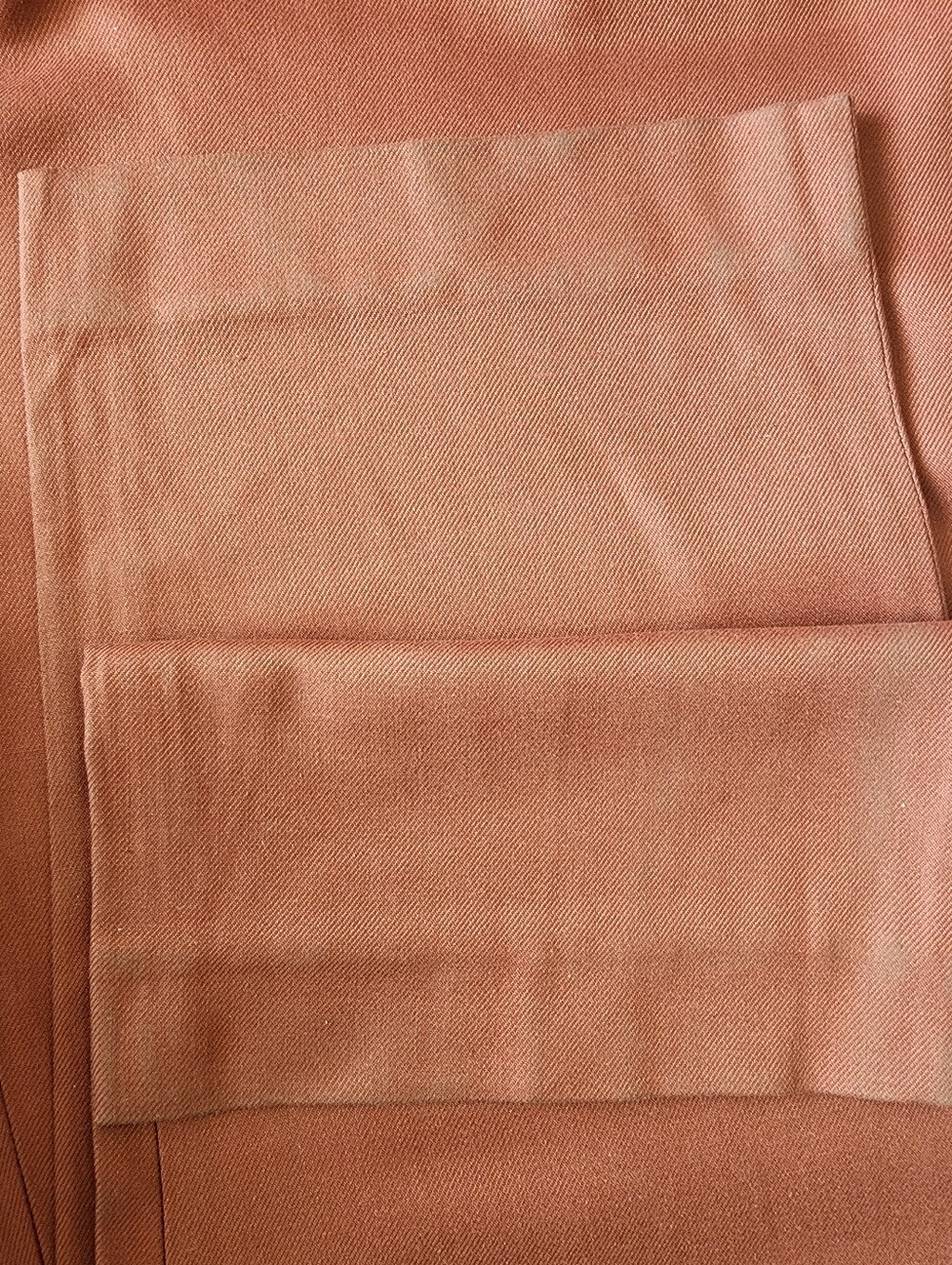 J. Peterman 100% Silk Glamour Pants High Waisted Terracotta Trousers Sz 6 NWOT - Picture 15 of 16